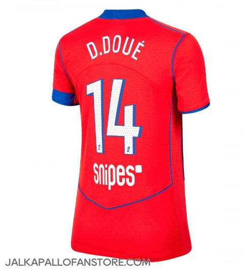 Paris Saint-Germain Desire Doue #14 Kolmaspaita Naisten 2025-26 Lyhythihainen Paris Saint-Germain Desire Doue #14 Kolmaspaita Naisten 2025-26 Lyhythihainen